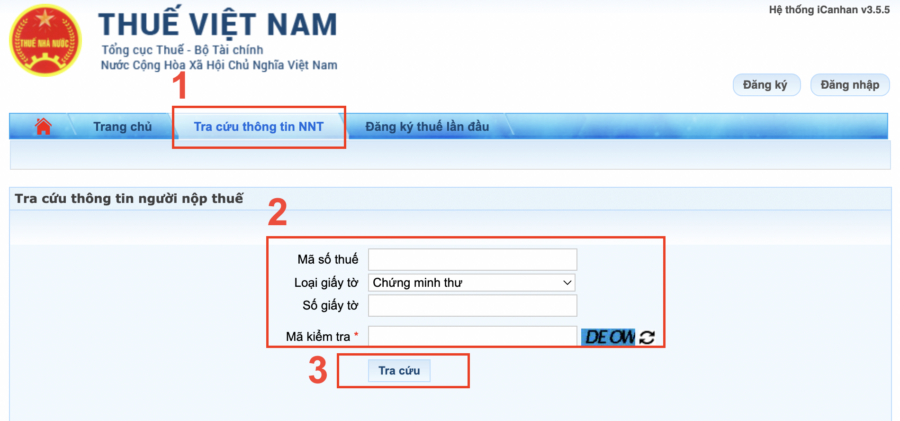 cách tra cứu mã số thuế cá nhân