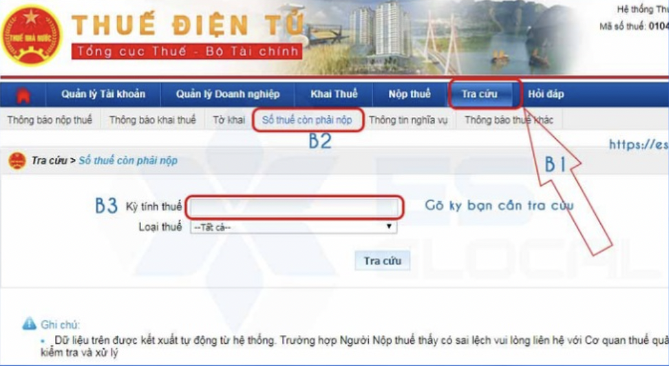 tra cứu thuế thu nhập cá nhân đã nộp