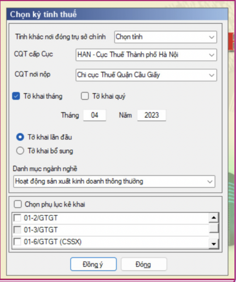 lập tờ khai thuế gtgt theo thông tư 80