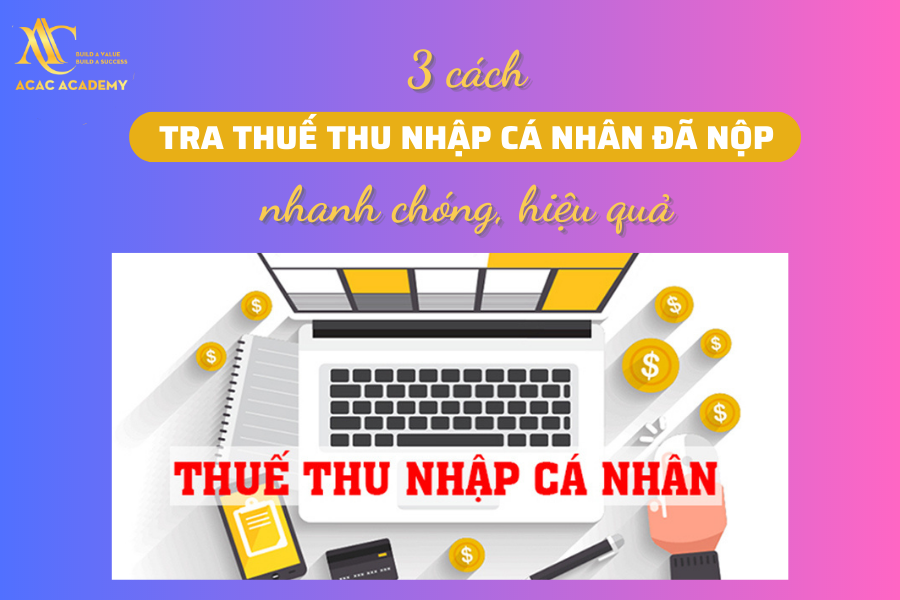tra cứu thuế thu nhập cá nhân đã nộp